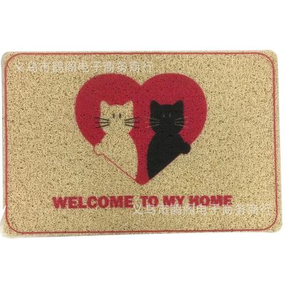 Shida Inkjet Silk Color Painting Non-Slip Dust Removal Bathroom Door Mat Floor Mat Carpet