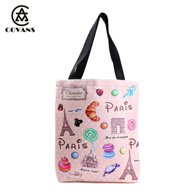 European and American sales PU leather digital printing lady portable portable environmental protection shopping bag manufacturers direct sale wholesale