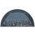 Shida European Style Semicircle Pattern Villa Style Non-Slip Absorbent Carved Thickened PVC Foot Pad Door Mat Wholesale Direct Sales