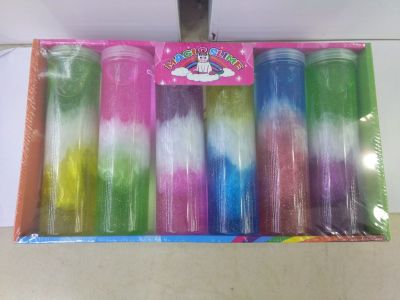 DIY Environmental Protection Crystal Mud Foaming Glue Fake Water Plasticine Cartoon Vent Mud Puff Mud Mixed Color