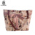 The PU leather digital printing lady bowknot ribbon large bag single-shoulder bag gift to be customized