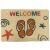 Shida Inkjet Silk Color Painting Non-Slip Dust Removal Bathroom Door Mat Floor Mat Carpet