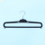 121# Creative Simple Black Plastic Clothing Store Hanger Rotating Hook Display Rack Hanger Customized Logo Wholesale