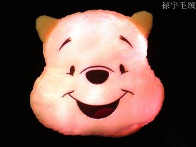 The new hot style light-up pillow stuffed toy Rabbit Chinchilla easy bear robot cat love pillow stuffed toy