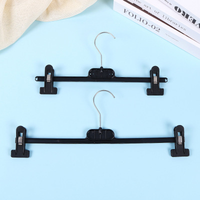 Factory Direct Sales Non-Slip Pants Clip Clothes Hanger Clothing Store Underwear Socks Trousers Display Rack Fashion Pants Hanger with Clip Wholesale