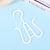 Li Ting 670# Supermarket Special Shoe Hook Shoe Rack Plastic Shoe Hook Hook Slippers Cotton Slippers Hook Hanger