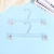 Transparent Plastic Tape Clip Underwear Hanger Clothing Store Underwear Hanging Bra Panties Display Clip Customized Logo Wholesale