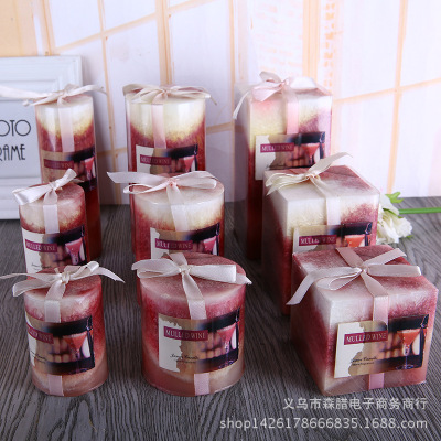 Factory Direct Sales New Aromatherapy Smokeless Candles Birthday Proposal Romantic Atmosphere Venue Layout Scented Candle
