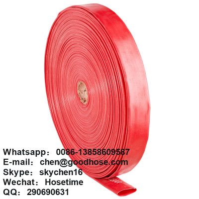 Blue Hose Layflat Hose PVC Water Hose PVC Discharge Hose