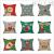 Hot Christmas red pattern sofa pillow cover manufacturers can be customized wholesale