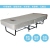 Multifunctional folding bed single bed with widened iron sheet folding hotel bed frame widened bed mattress simmons crib