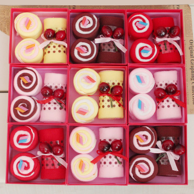 Company opening promotion new cake towel gift box holiday practical wedding celebration creative activities gift
