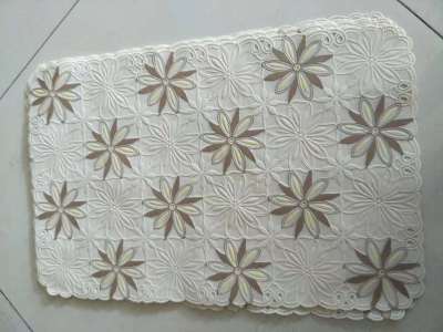 Tablecloth white hot wash tea mat table cloth tablecloth rectangular table mat