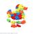 Early Education Supplies 26 English Letters and Numbers Cognitive Wooden Puzzle Blocks Duck Puzzle Intelligence Toys