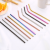 304 Stainless Steel Pipette Metal Beverage Elbow Color Electroplated Color Pearl Milk Tea Environmental Protection Straw