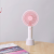 Mini lace fan USB rechargeable portable portable fan desktop large wind small fan