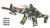 Mei Zhi Electric Vibration Acousto-Optic Gun Camouflage Submachine Gun Boy Toy Gun Children's Toys Wholesale Stall Hot Sale