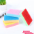 A fashionable sponge baijie cloth kitchen bathroom clean with baijie wipe cloth dishwashing cloth color style