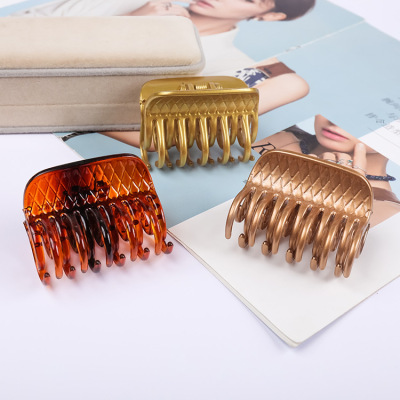 Wholesale Korean hair ornaments, small hair grab clip can not break resin top clip 2 yuan store jewelry bangs clip