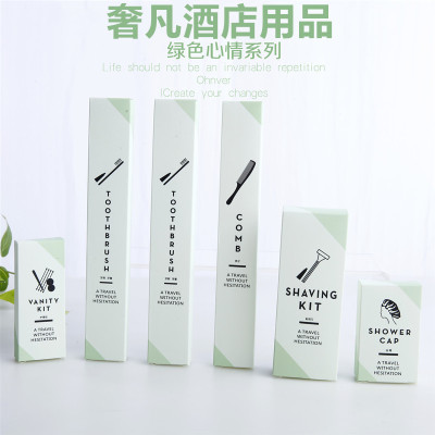 Hotel and guesthouse disposable dental care set room supplies home stay toothbrush care package support customized