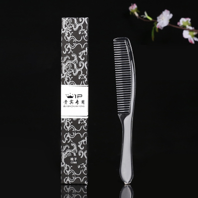 Zheng hao hotel supplies hotel disposable toiletries hair comb long two-color comb custom comb