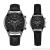 Bay fashion hot sale leisure business contracted men and women belt couple watch students watch quartz 8