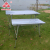 Outdoor aluminum alloy adjustable BBQ table and chair set ultra-light portable folding table camping table booth table