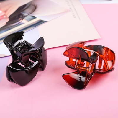 2019 new Korean hair ornaments, small hair grasp new catch clip fall not bad resin top clip jewelry bangs wholesale