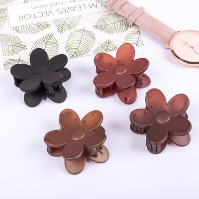 2019 new wholesale Korean hair accessories small hair grab clip can not break resin top clip 2 yuan jewelry bangs clip