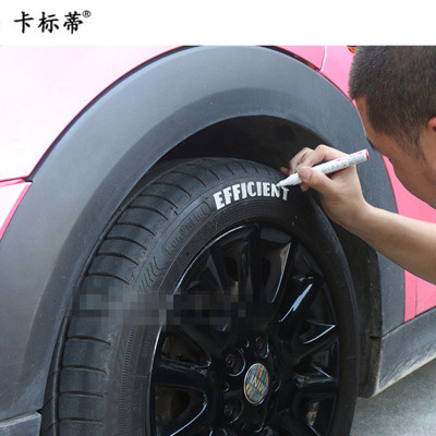 Car Tire Pen Decoration Modification Painting Pen Painting Color Changing Supplies Text Decoration Tire Pen White
