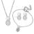 Arnan jewelry stainless steel necklace + earrings set South American popular manufacturers direct sales
