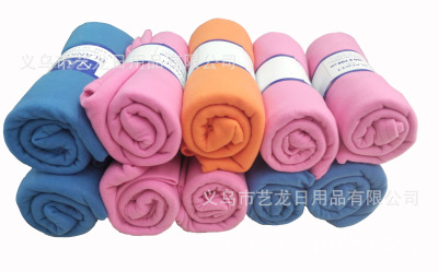 Double-Sided Velvet Polar Fleece Blanket Embroidered Blanket Traveling-Rug and Fabric Supply
