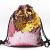 Amazon Hot: 45 * 36CM Mermaid Sequin Sports Bag Sequins Drawstring Backpack Sequin Bag