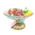 Alloy glass fruit bowl