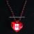 ZD-LED Love Glowing Necklace Customizable National Flag Halloween Christmas Hot Party Products Factory Direct Sales