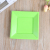Colorful Color Matching Factory Direct Sales Disposable Square Plastic Plate Fruit Plate Fast Food Restaurant Barbecue Stall Plate