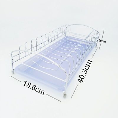 Stainless steel single layer dish rack bowl rack dish rack drain rack tapping dish rack shelving rack for storing dishes
