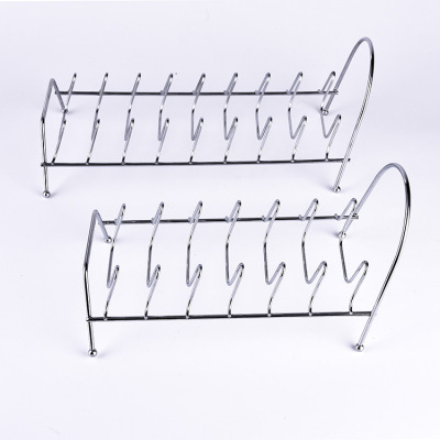 Hot style stainless steel filter bowl holder square three - tier shelving rack kitchen stainless steel, the multi - function tray holder/knife holder