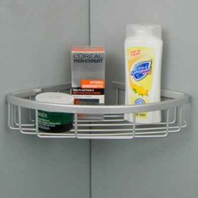 Space aluminum triangle basket aluminum basket single layer net basket bathroom accessories triangle shelving solid