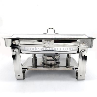 Stainless steel meal stove hotel buffet stove alcohol buffay oven fish oven upscale meal stove