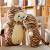 Cute tie tiger plush toy tiger doll tiger creative pillow doll