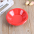 Red and Blue Disposable Plastic Plate Fruit Snack Barbecue Shop Tray Fast Food Plate Factory Direct Sales