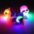 ZD Factory Direct Sales Foreign Trade Popular Style Halloween LED Luminous Ring Pumpkin Skull Bat Ring