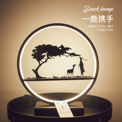 Nordic creative decorative lamp deer put a wedding gift boudoir honey practical high - grade gifts for the new picking