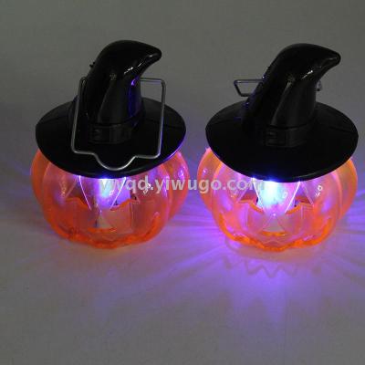 ZD-LED Light-Emitting Pumpkin Lantern Halloween Explosion Luminous Lantern Factory Direct Sales Foreign Trade Popular Style