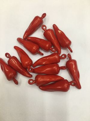 Factory direct sales, plastic pepper, key chain pendant, and other fashion accessories