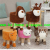 Animal piers baby seat toys plush toys fashion stool