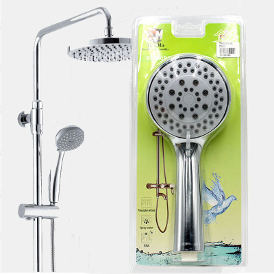 Tianmu Hot Sale High Quality Electroplating Shower Hand-Held Shower Head Five-Speed Multi-Function Shower Factory Wholesale