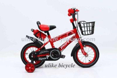 Bicycle 121416 new boys and girls bike with kettle, car basket