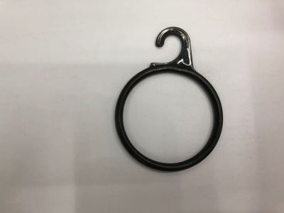 Black plastic scarf ring